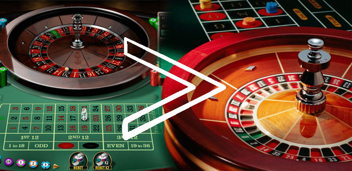 roulette - land-based vs. online